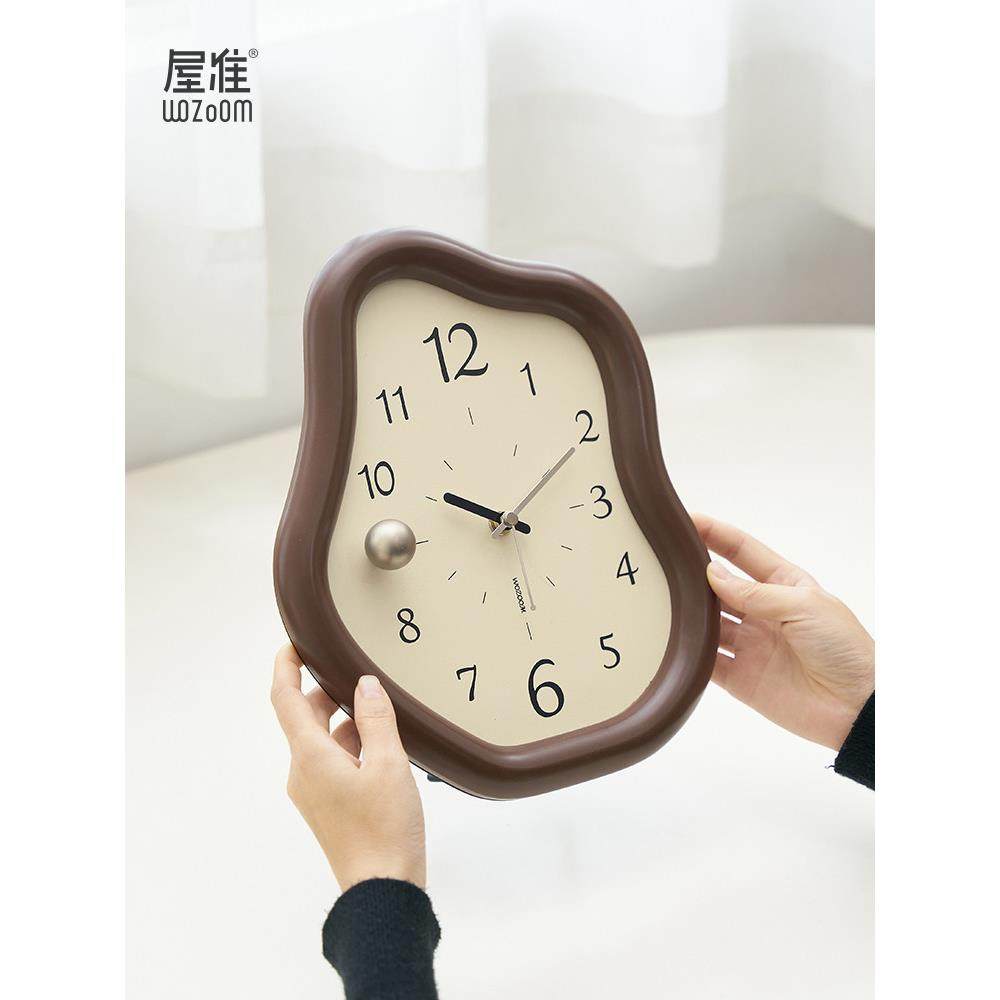 WOZOOM屋准客厅桌面摆件电视柜玄关创意座钟酒柜高级感轻奢装饰品,淘宝优惠券,粉丝福利购,淘宝优惠卷