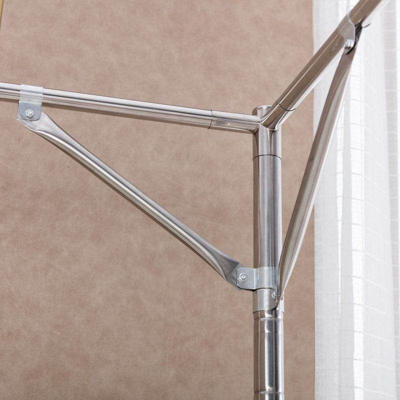 蚊帐不锈钢三开门方顶加粗加厚加高25MM 雪纺加密1.5/1.8床可订做,淘宝优惠券,粉丝福利购,淘宝优惠卷