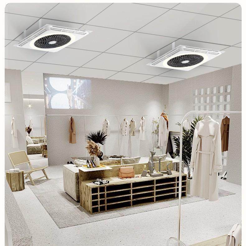 智能光谱吊护眼吸顶风扇灯顶铝无扣石全膏板吊242扇灯叶循环风扇,淘宝优惠券,粉丝福利购,淘宝优惠卷