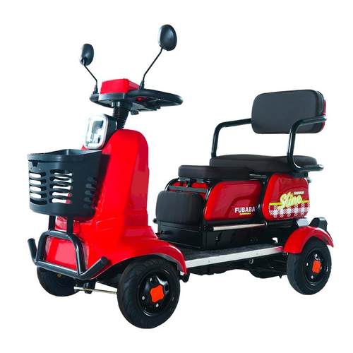 新款C5C8老人老年代步接送孩子小巴士四轮电动车电动四轮车双人C7 - 图3