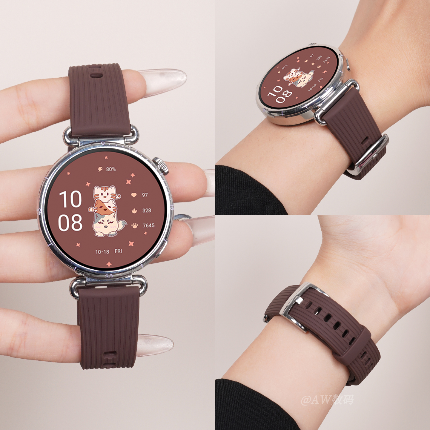 新年红色适用小米watchs4表带41mm手表S3新款竖纹透气硅胶xiaomi腕带S3智能女士S2运动男款S1pro高级感替换带 - 图0