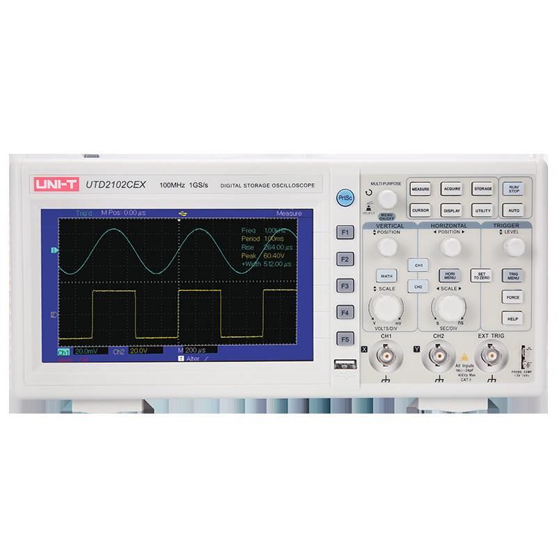 UTD2102CEX EDU数字示波器双通道100MHz大带宽长存储-图2