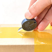 Express Delivery Unsealed Knife Aluminum Alloy Mini Coin Small Knife Portable Carry-on Pocket Small Knife Gold Silver Coin Express Meme