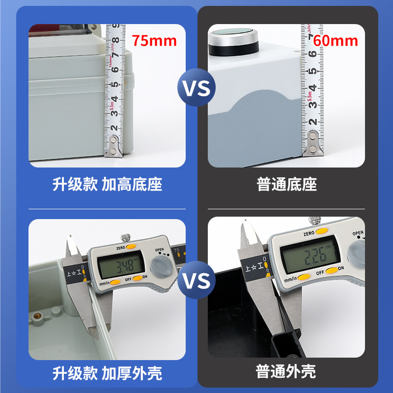 户外防水防雨按钮开关控制盒室内急停风机启动停止塑料箱体壳包邮,淘宝优惠券,粉丝福利购,淘宝优惠卷