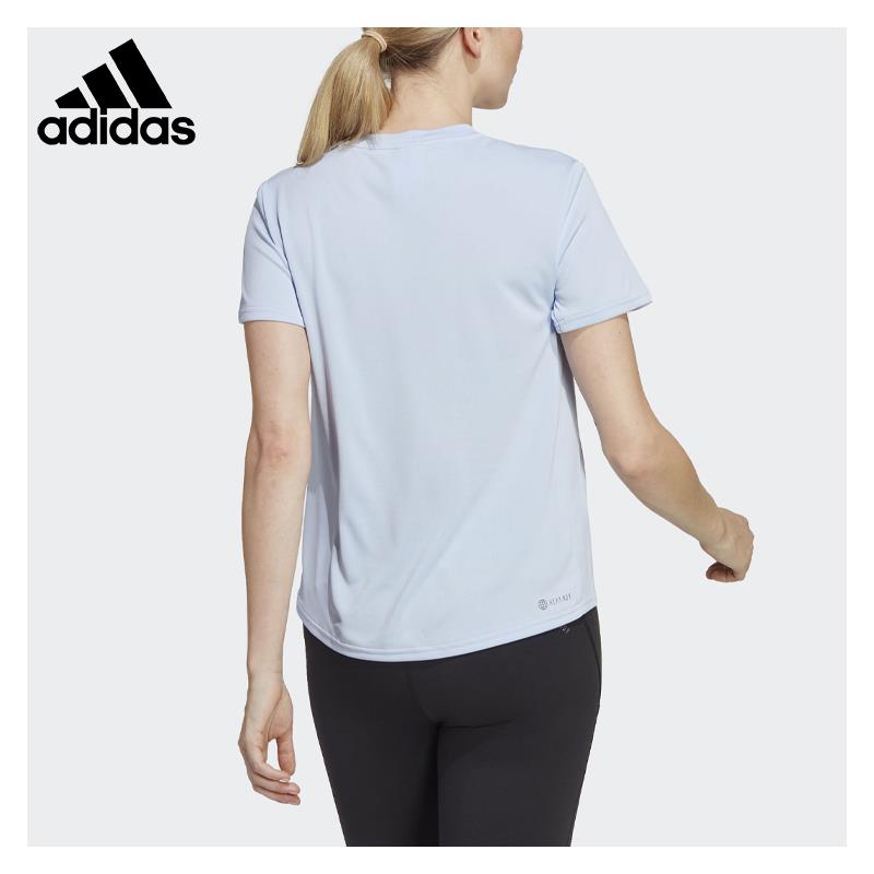 Adidas/阿迪达斯2023冬季新款女运动运动T恤II3245 - 图0