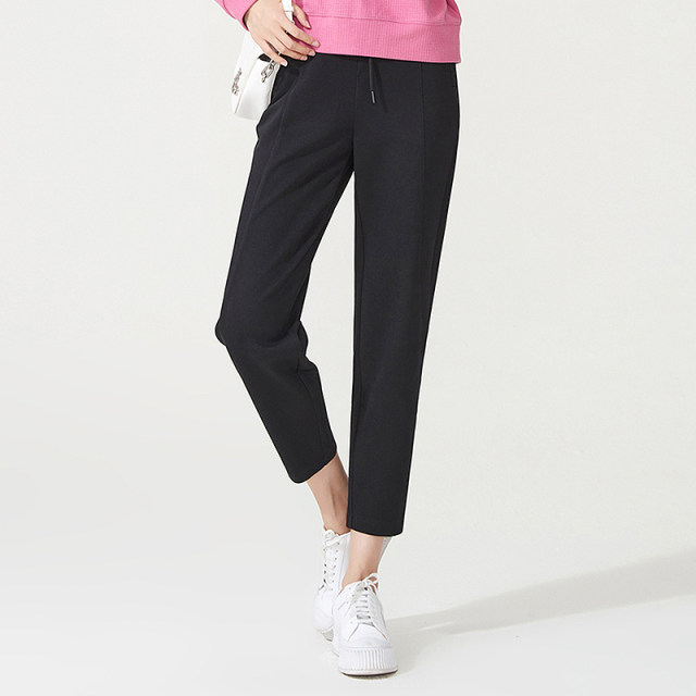 Chunzhu 2025 spring and summer new white pants glutinous rice pants slim and cropped pants fashionable versatile casual pants women's tiny feet pants