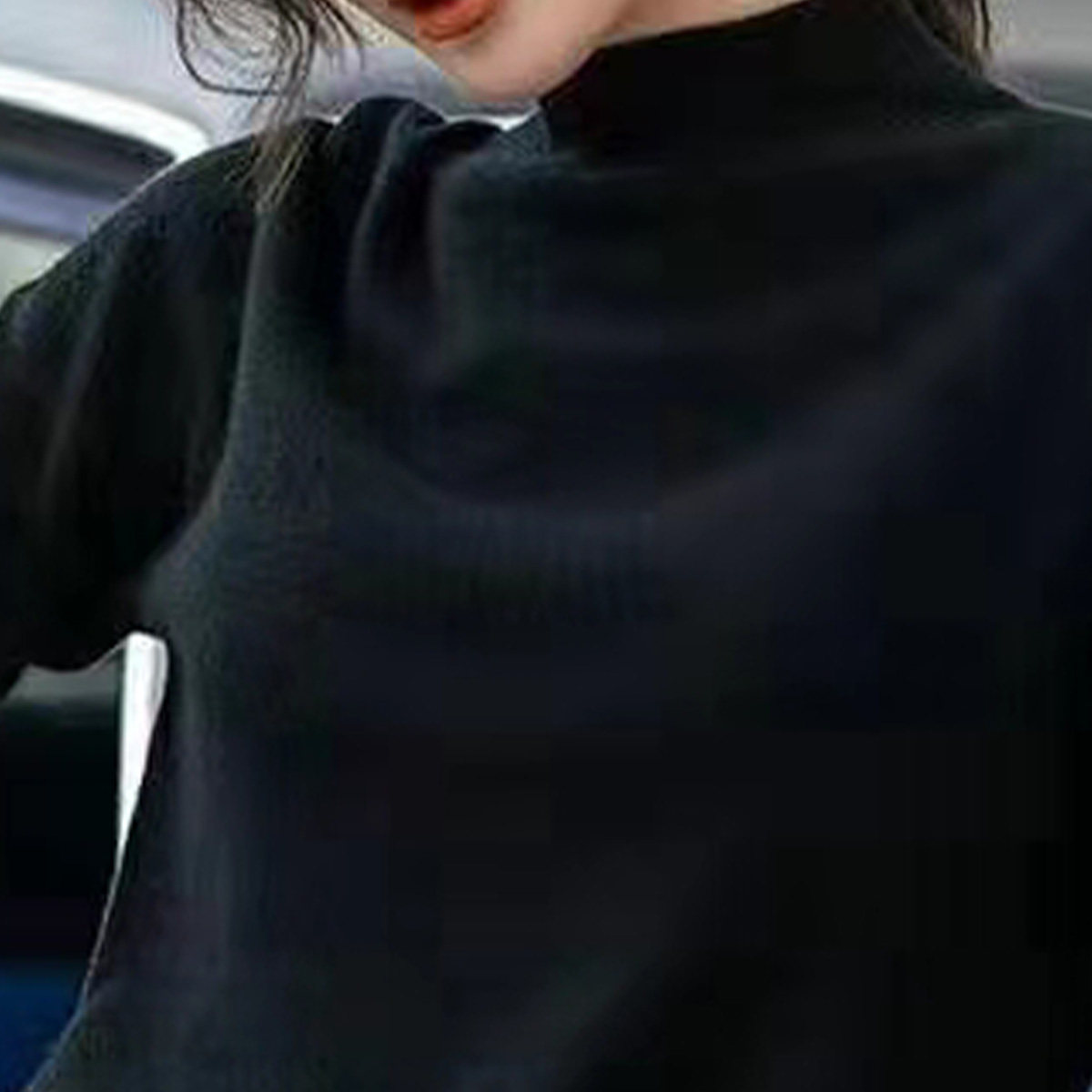 春竹2025秋冬新款100%山羊绒纯色半高领羊绒衫保暖舒适气质毛衣女,淘宝优惠券,粉丝福利购,淘宝优惠卷