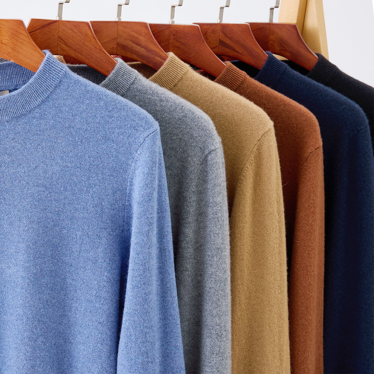 春竹【厚款纯羊绒】2025秋冬新款圆领纯色休闲保暖百搭男羊绒衫,淘宝优惠券,粉丝福利购,淘宝优惠卷