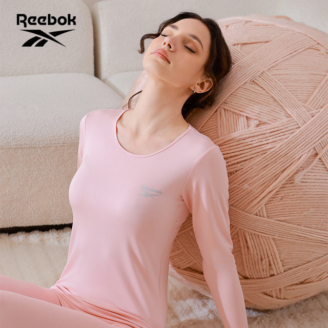 Reebok thermal underwear women's autumn and winter modal round