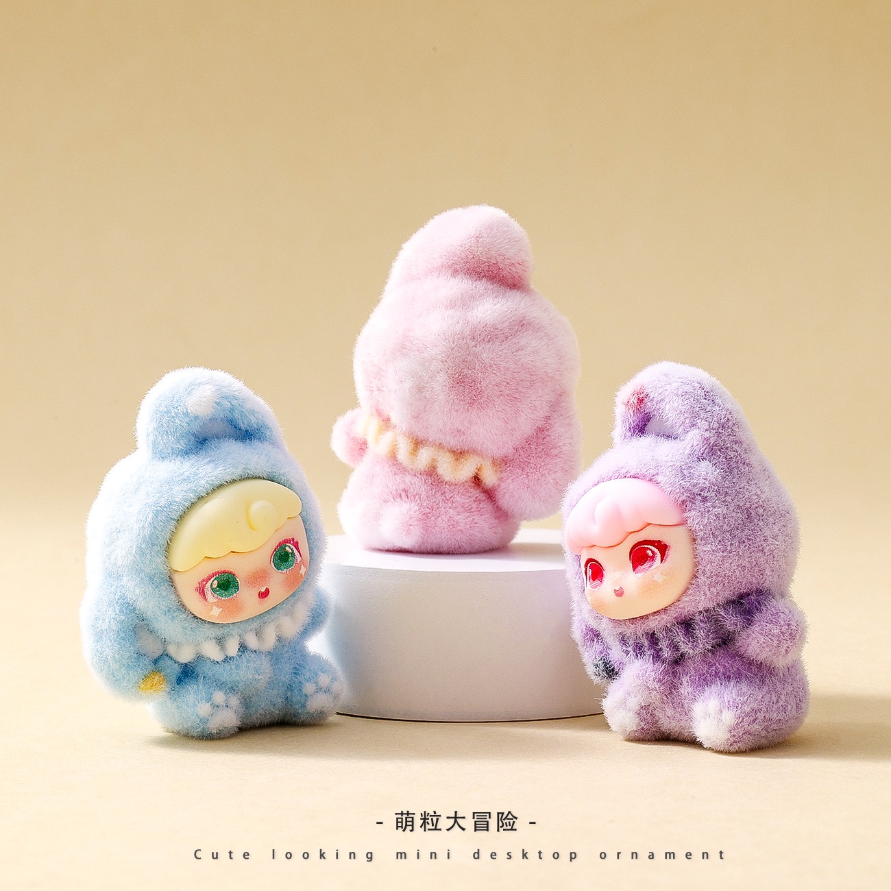 植绒歪头Dora萌粒摆件可爱桌面装饰品潮玩公仔娃娃创意小礼品批发 - 图2