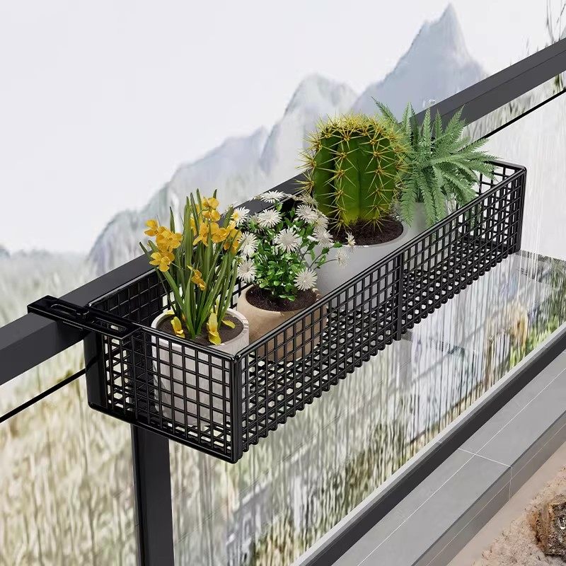 阳台花架置物架护栏悬挂多肉花盆架托架铁艺挂式窗台架栏杆扩展架,淘宝优惠券,粉丝福利购,淘宝优惠卷
