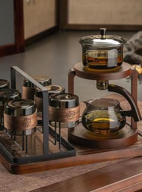 新中式高档茶桌摆件茶几装饰客厅办公室懒人茶具套装乔迁生日礼物