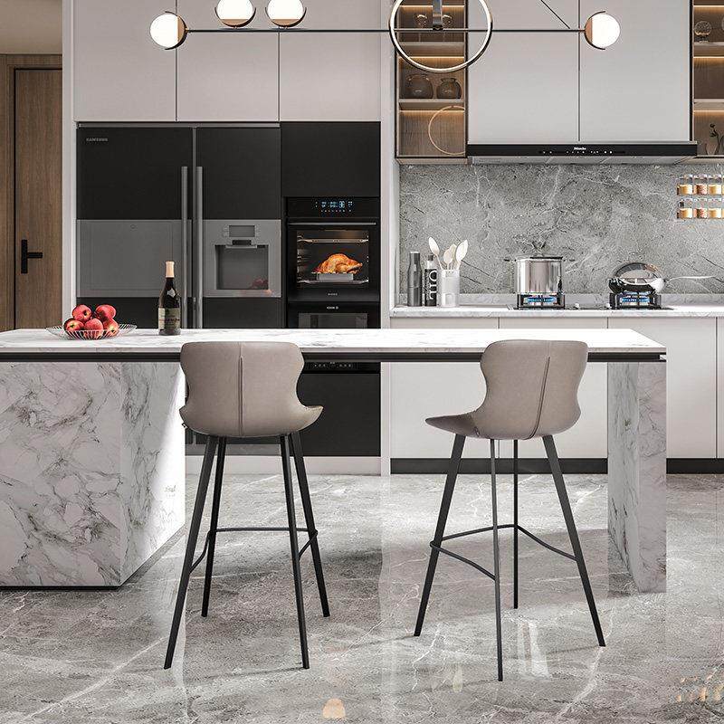 吧台椅子高脚吧凳酒吧椅铁艺轻奢皮靠背北欧休闲现代简约网红712,淘宝优惠券,粉丝福利购,淘宝优惠卷