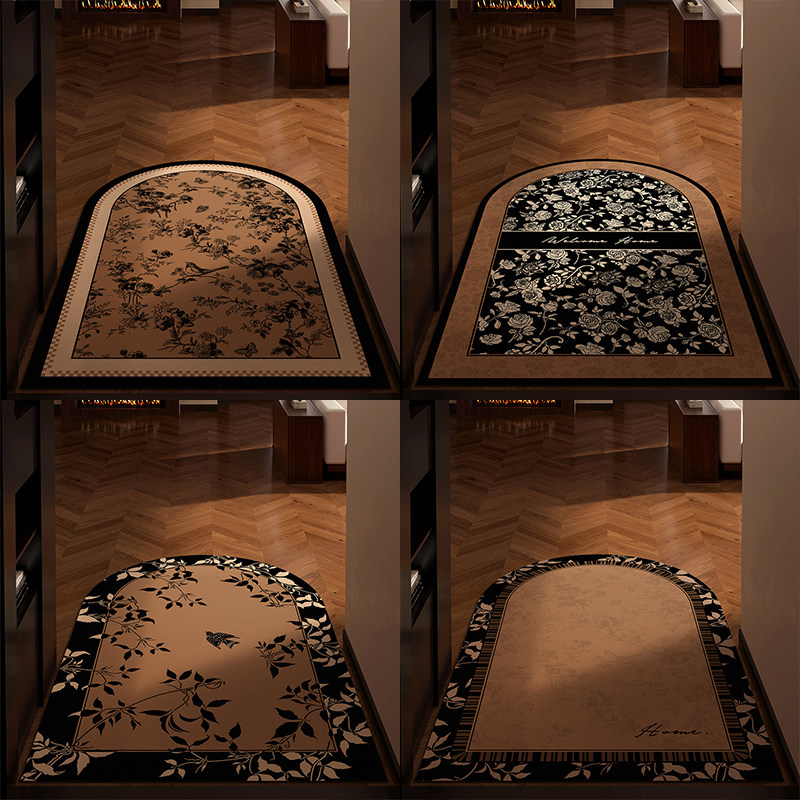 中古风高级感入户门地垫耐脏免洗pvc进门皮革地毯可裁剪脚垫垫子,淘宝优惠券,粉丝福利购,淘宝优惠卷