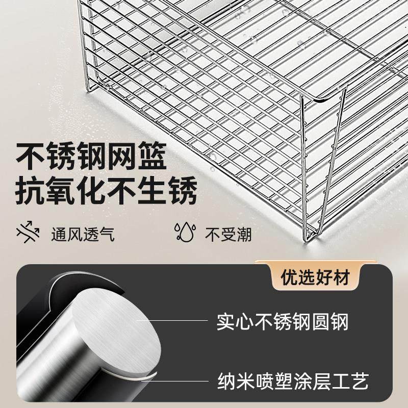 衣柜拉篮抽屉式伸缩带滑轨衣橱帽间分层内部改造收纳储物抽拉网篮,淘宝优惠券,粉丝福利购,淘宝优惠卷