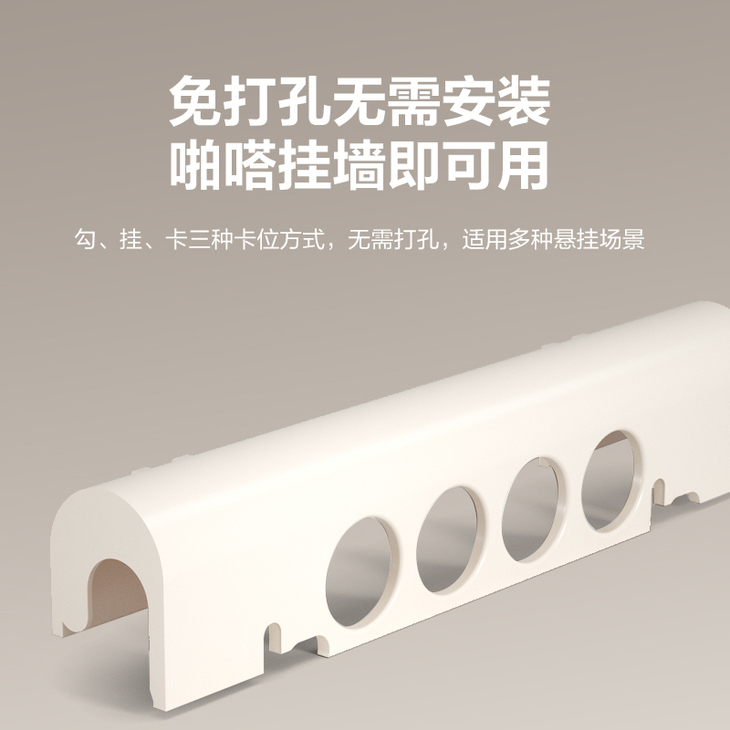 艾美特浴室暖风机家用卫生间取暖器壁挂式免打孔石墨烯速热电暖器