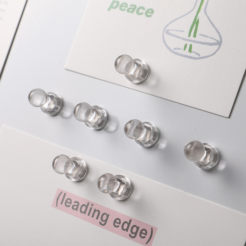 磁吸磁钉透明磁铁ins风照片冰箱贴留言贴磁贴磁性洞洞板磁力磁扣,淘宝优惠券,粉丝福利购,淘宝优惠卷