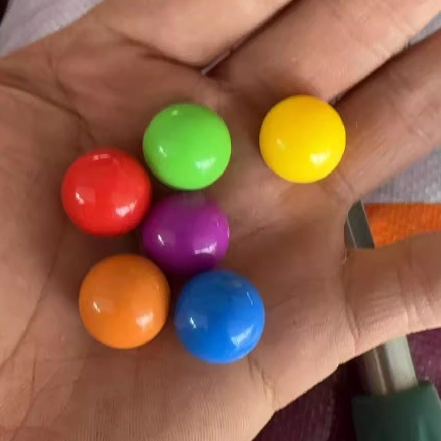 珠子散珠16mm无孔彩色实心对对碰颜色挖挖乐珠子点数器数球球珠子,淘宝优惠券,粉丝福利购,淘宝优惠卷