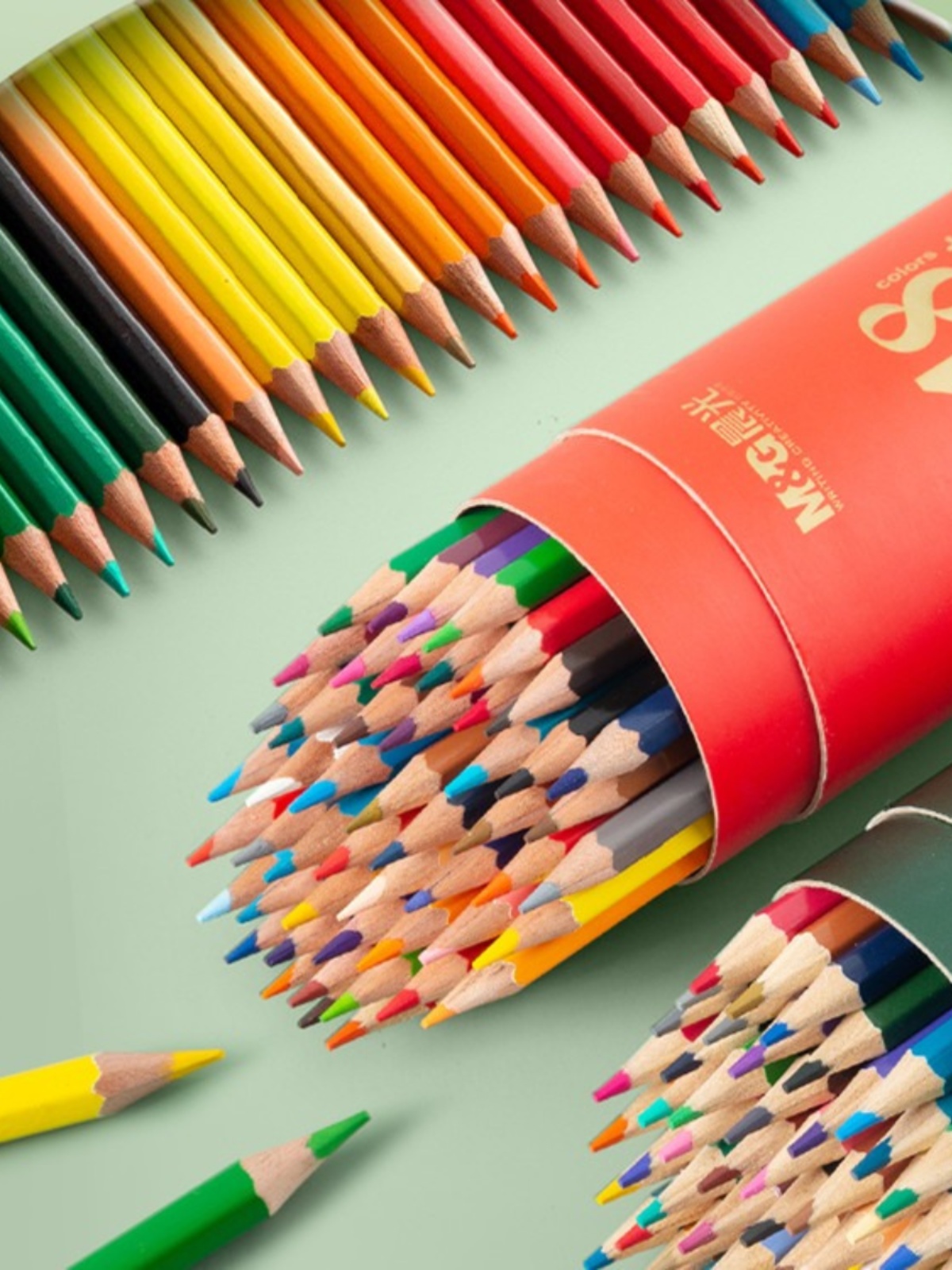 晨光彩色铅笔彩铅 小学生画画专用48色油性水溶性彩色铅笔 24色手绘涂色笔 可擦绘画儿童 36色12色美术生专用 - 图1