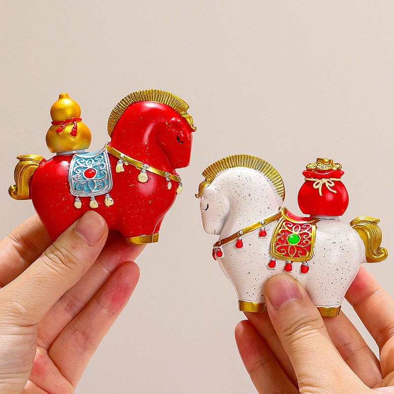 生肖国潮马礼品套装伴手礼办公桌面小礼品活动策划礼物摆件马,淘宝优惠券,粉丝福利购,淘宝优惠卷