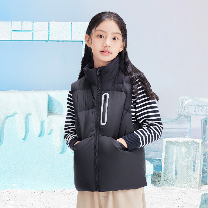 【太阳雪人秋冬童装】儿童泡芙羽绒马甲外穿背心秋冬款男女童坎肩,淘宝优惠券,粉丝福利购,淘宝优惠卷