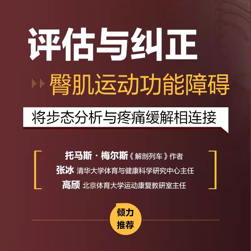 正版臀肌运动功能障碍评估与纠正指南 人民邮电 健身教练书籍 运动解剖学运动训练学 运动康复书籍肌筋膜松解术 康复训练指导书 - 图1