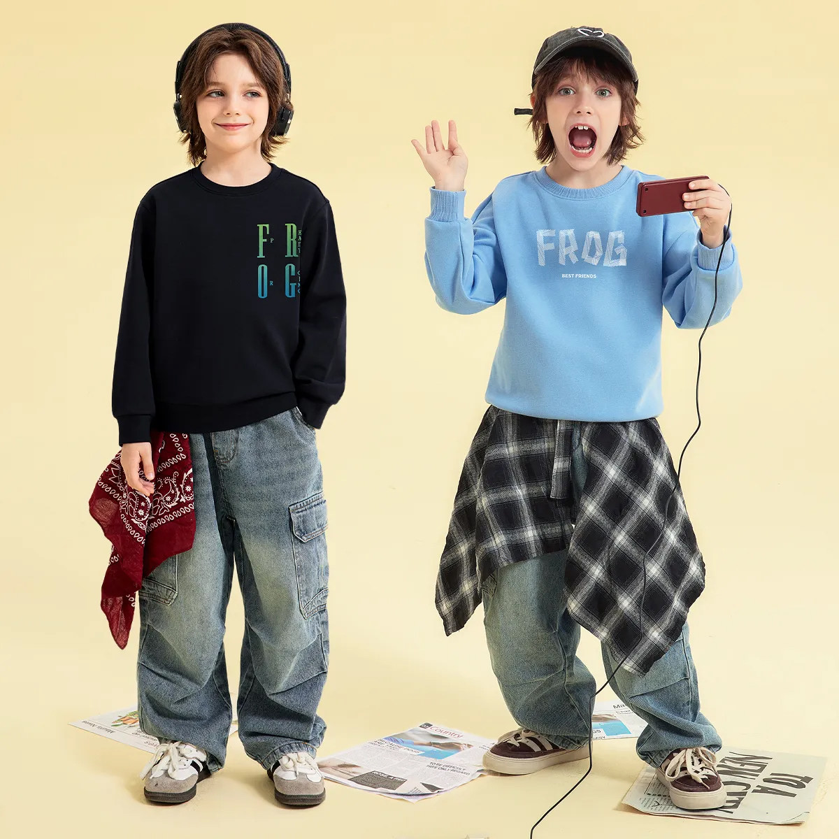 Frog Prince boys sweatshirt