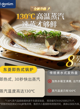 东菱电蒸锅不锈钢陶瓷汽锅炖汤