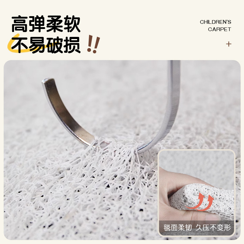 入户门地垫门口进门线条小狗门垫卡通可爱脚垫红色PVC门外丝圈,淘宝优惠券,粉丝福利购,淘宝优惠卷