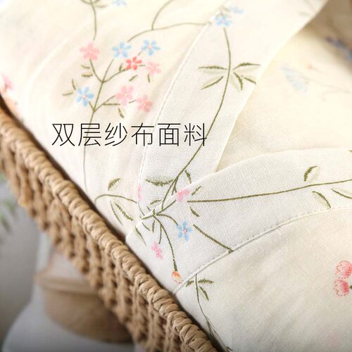 古今睡衣女睡袍夏季睡裙全棉新款日式纯棉纱布和服浴袍家居服女士 - 图1