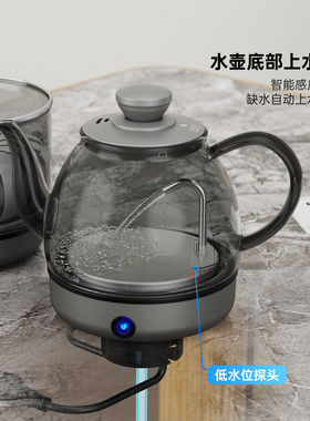 全太太双孔钛底电热水壶茶台用