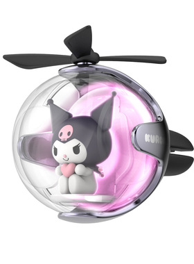 美乐蒂车载香薰创意发光氛围灯汽车出风口香水车用香氛装饰摆件