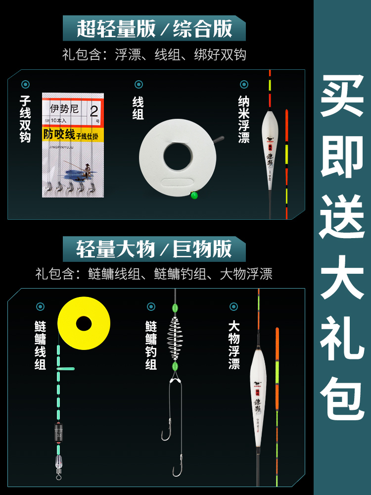 新款19调综合野钓鲤鱼竿超轻超硬十大高碳素品牌台手杆28溪流鲫竿 - 图3