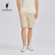 POLOWALK ຜູ້ຊາຍສັ້ນພາກຮຽນ spring ແລະ summer Pants ຜູ້ຊາຍແອວ Elastic ແອວ Casual Straight Slim ງ່າຍດາຍ versatile ຫ້າຫ້າຫ້າ Pants
