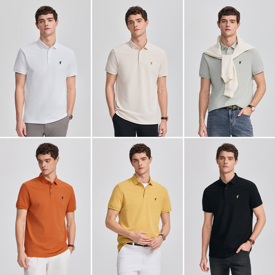 【3A抗菌+凉感】POLOWALK短袖POLO衫男夏季新款保罗短袖衫翻领T恤