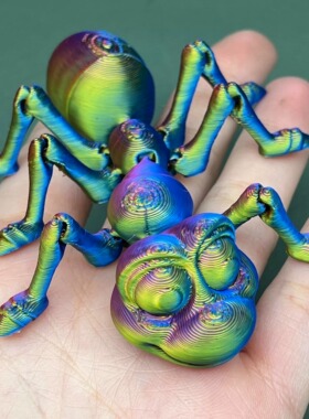 3D打印仿真蚂蚁可动摆件