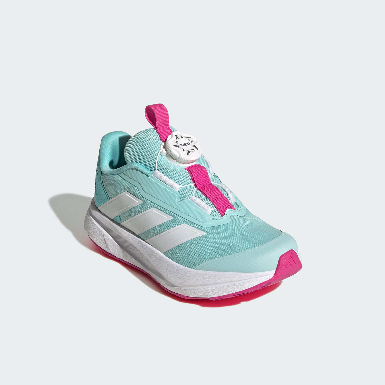 Adidas/阿迪达斯正品2025夏季款儿童系带休闲耐磨运动鞋HP3591 - 图0