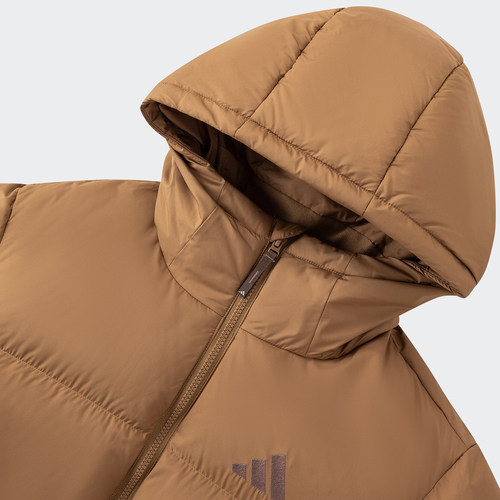 Adidas/阿迪达斯正品新款女士复古户外宽松保暖羽绒服JV6191 - 图1