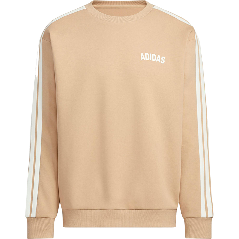 Adidas/阿迪达斯正品2025秋冬款男士运动保暖宽松针织卫衣KC2849 - 图3