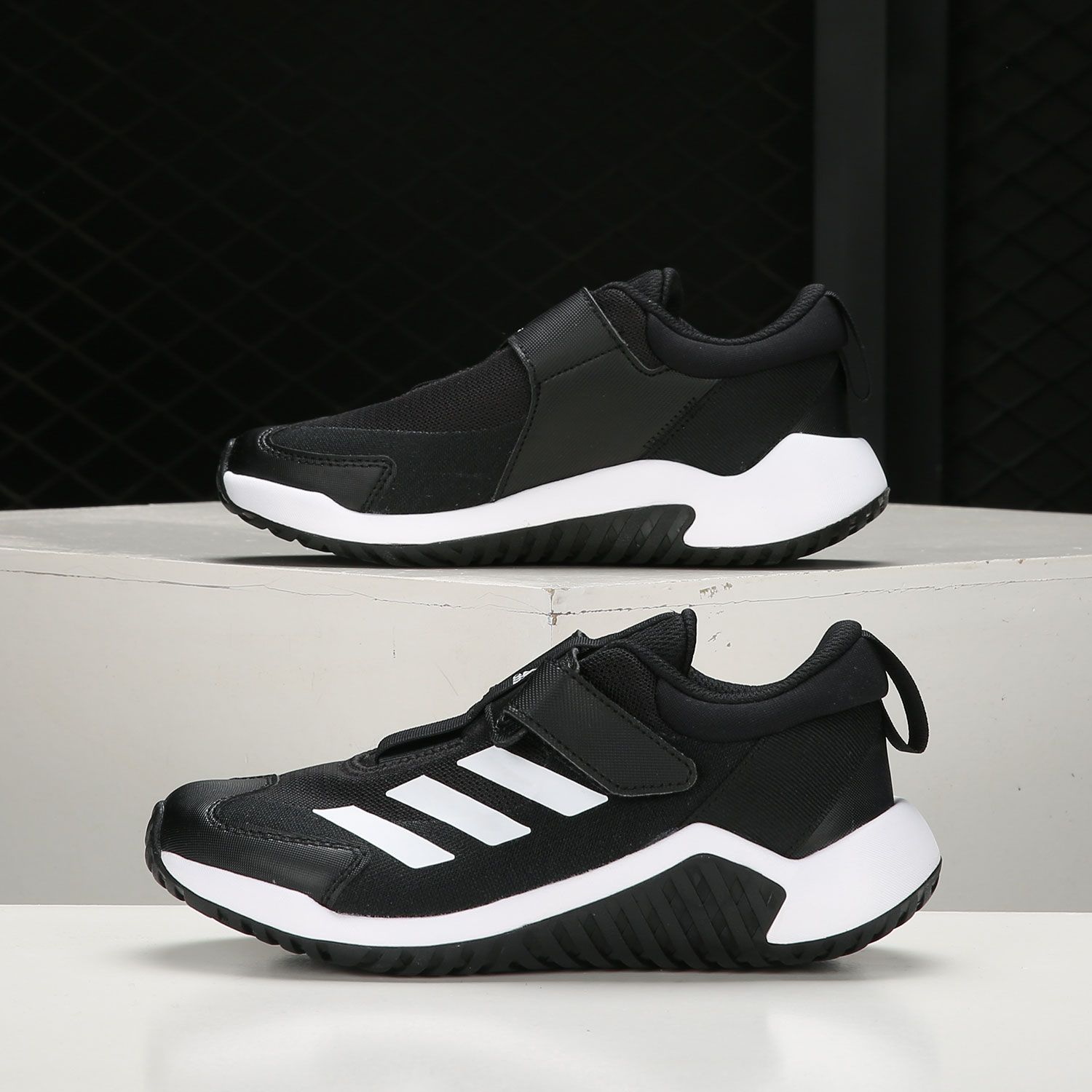 Adidas/阿迪达斯正品男女大童4UTURE SPORT AC K跑步鞋FV3711 - 图2