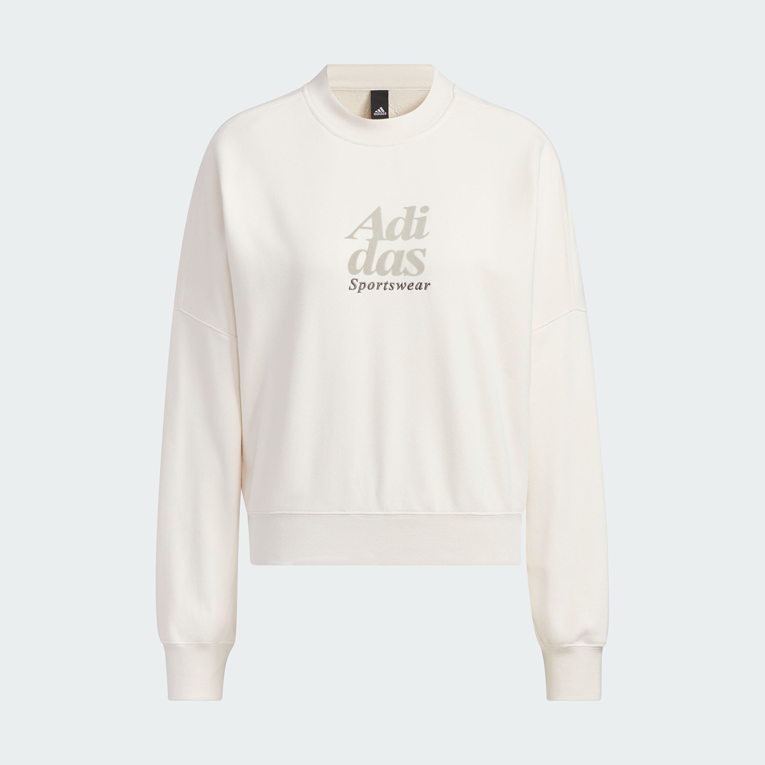 Adidas/阿迪达斯正品新款女士休闲宽松针织圆领卫衣IM8852 - 图2