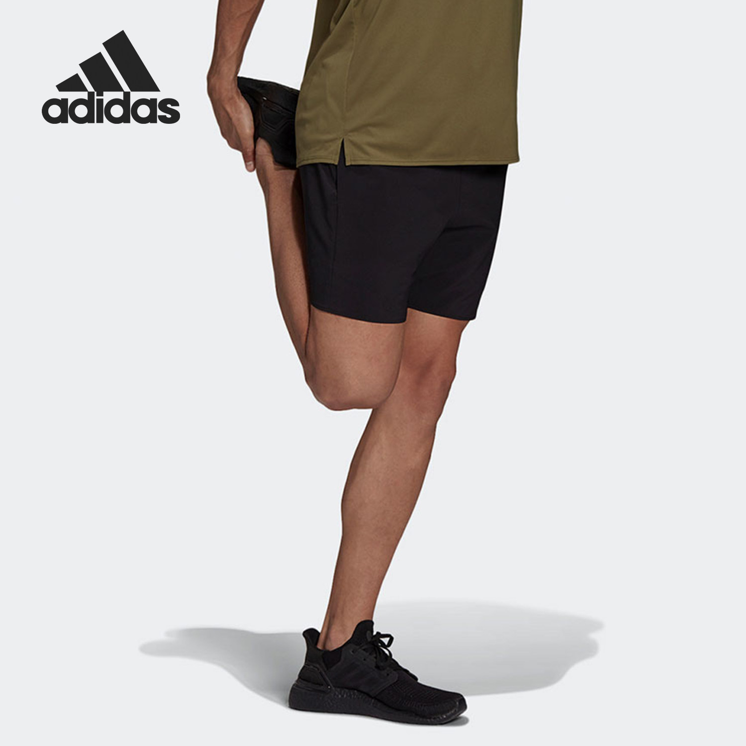 Adidas/阿迪达斯正品2021年夏季新款男子透气休闲运动短裤 H34758,淘宝优惠券,粉丝福利购,淘宝优惠卷