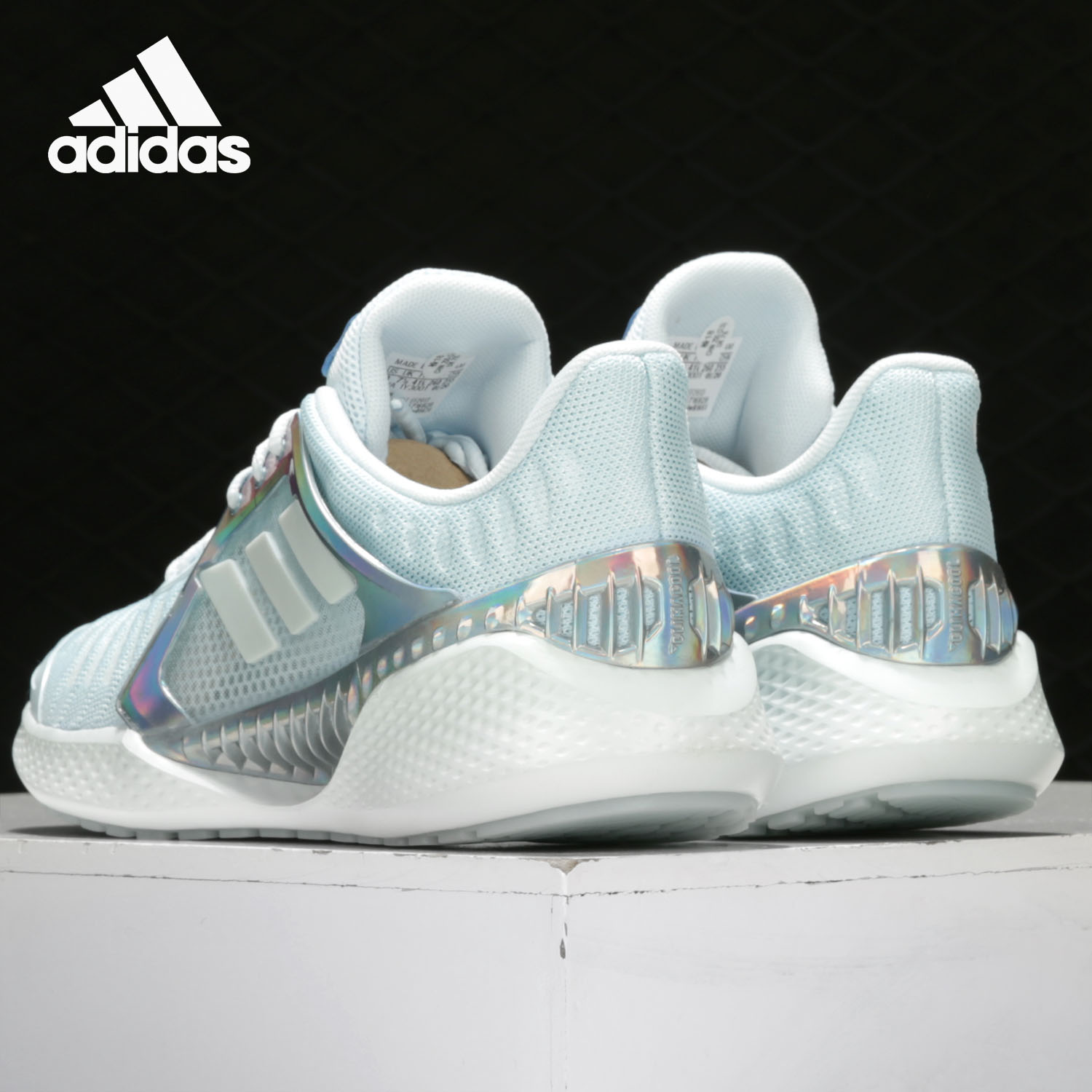 Adidas/阿迪达斯正品 CLIMACOOL 清风男女透气缓震跑步鞋EF2013 - 图2