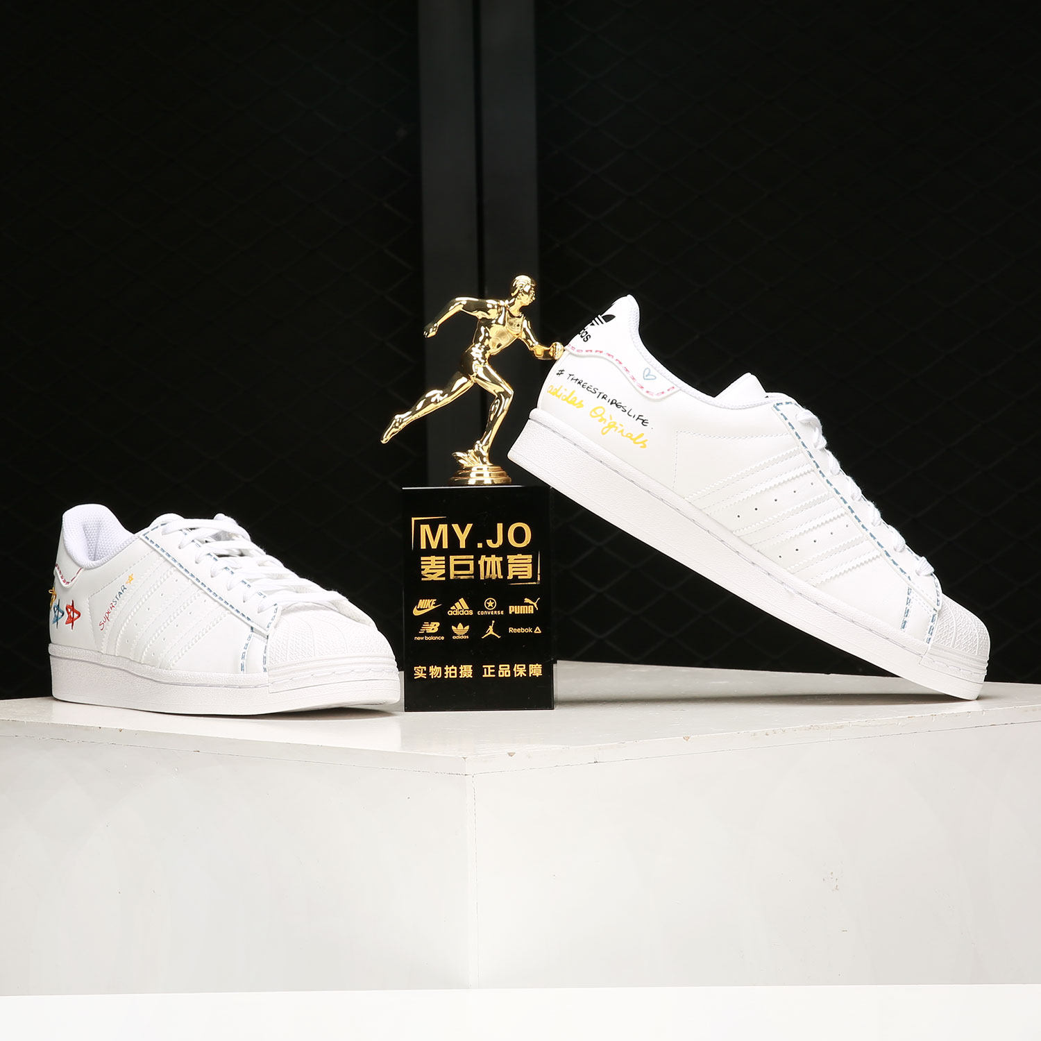 Adidas/阿迪达斯正品2021春季三叶草男女款透气休闲运动鞋GZ3034,淘宝优惠券,粉丝福利购,淘宝优惠卷