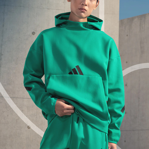 Adidas/阿迪达斯正品M Z N E  HD男士真治愈连帽卫衣JD6440 - 图0