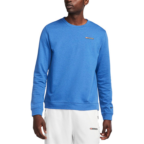 Nike/耐克正品2024新款男士长袖圆领跑步运动卫衣FB5510-476 - 图3