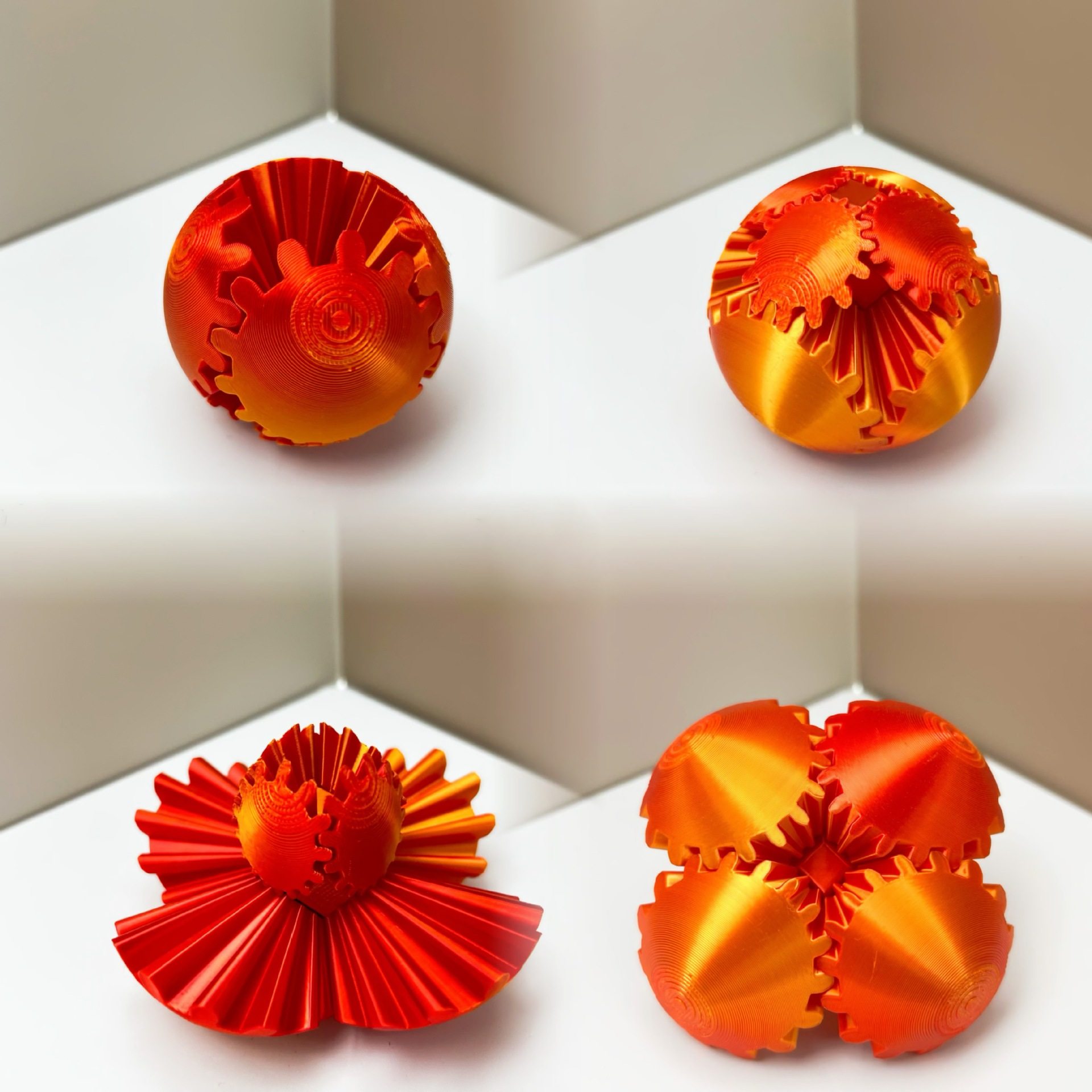 3D打印 解压创意齿轮球指尖球形立体魔方旋转空间几何儿童玩具,淘宝优惠券,粉丝福利购,淘宝优惠卷