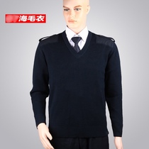 Sea Blue Hide Green V Collar Sweater In Blue Color Blue Color Blue Color Blue Color