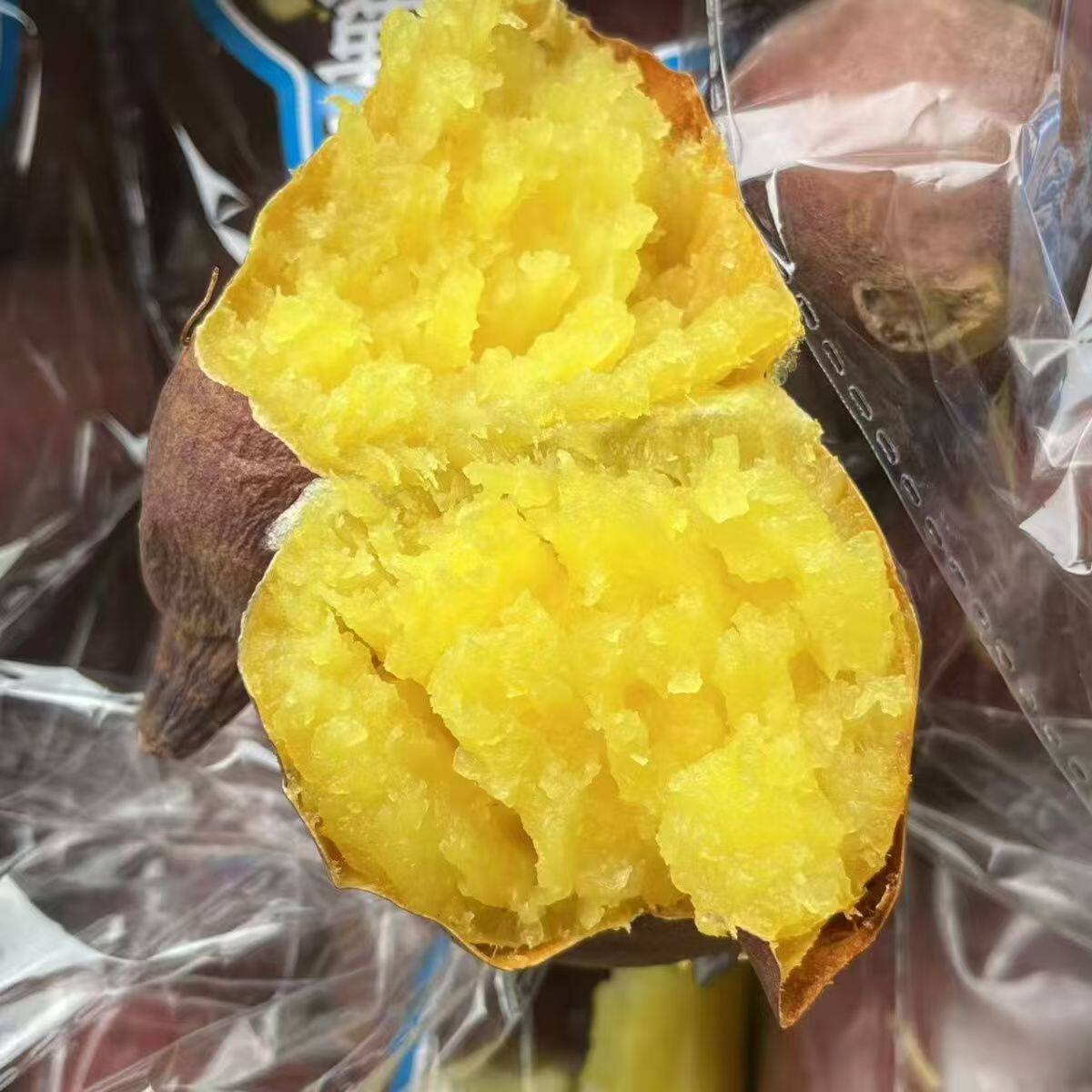 正宗火山红薯榴莲蜜薯稀缺好货北部湾番薯新鲜黄心糖心地瓜袋装