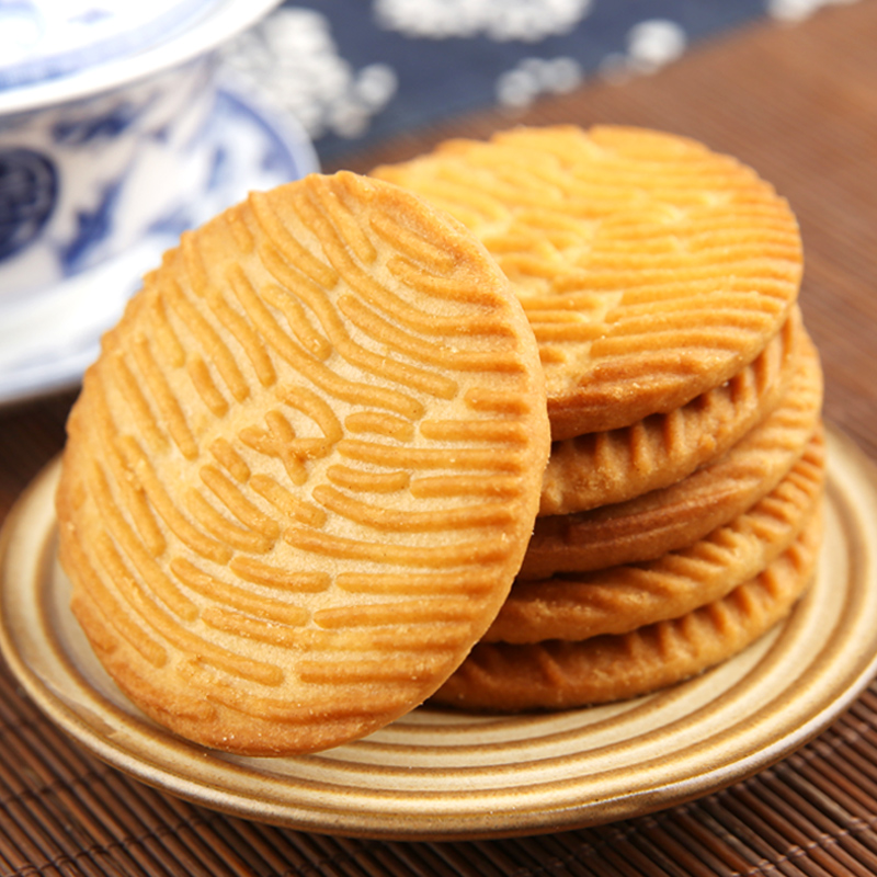 猴头菇饼干整箱营养早餐小包装零食多口味粗粮解馋小圆饼曲奇饼干-图3